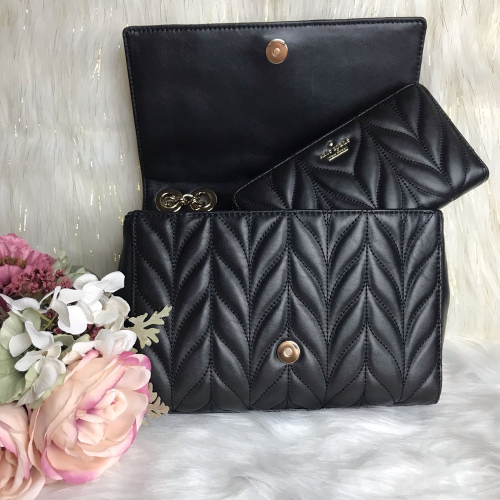 ❌SOLD❌Kate Spade Briar Lane Quilted Bag Wallet Set - Picture 5 of 8